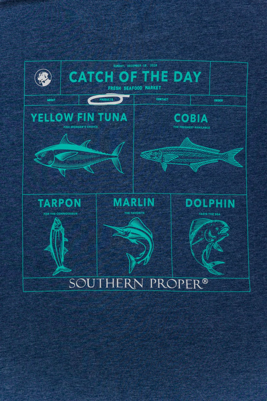 Catch of the Day Tee | Navy
