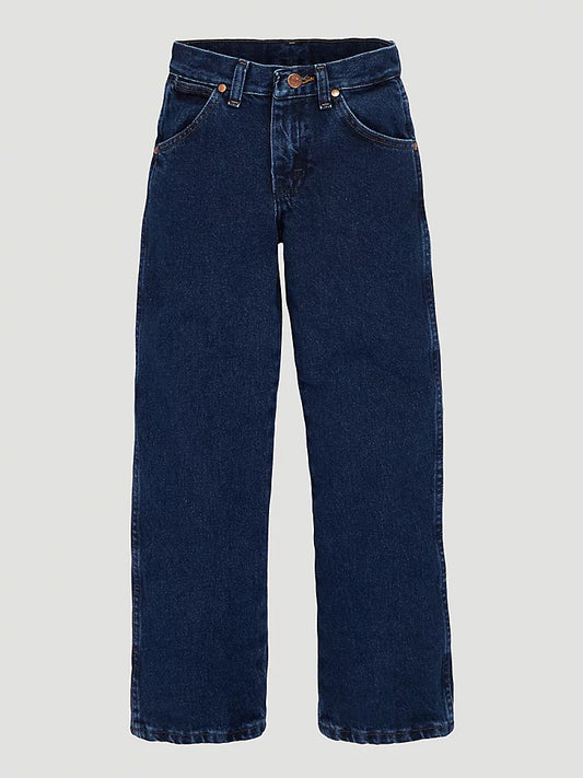 Boy's Wrangler Cowboy Cut Original Fit Jean | Dark Indigo