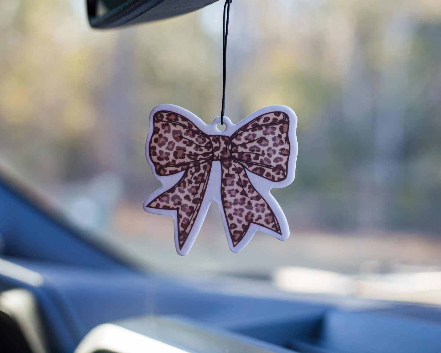 Cheetah Bow Air Freshener | New Car