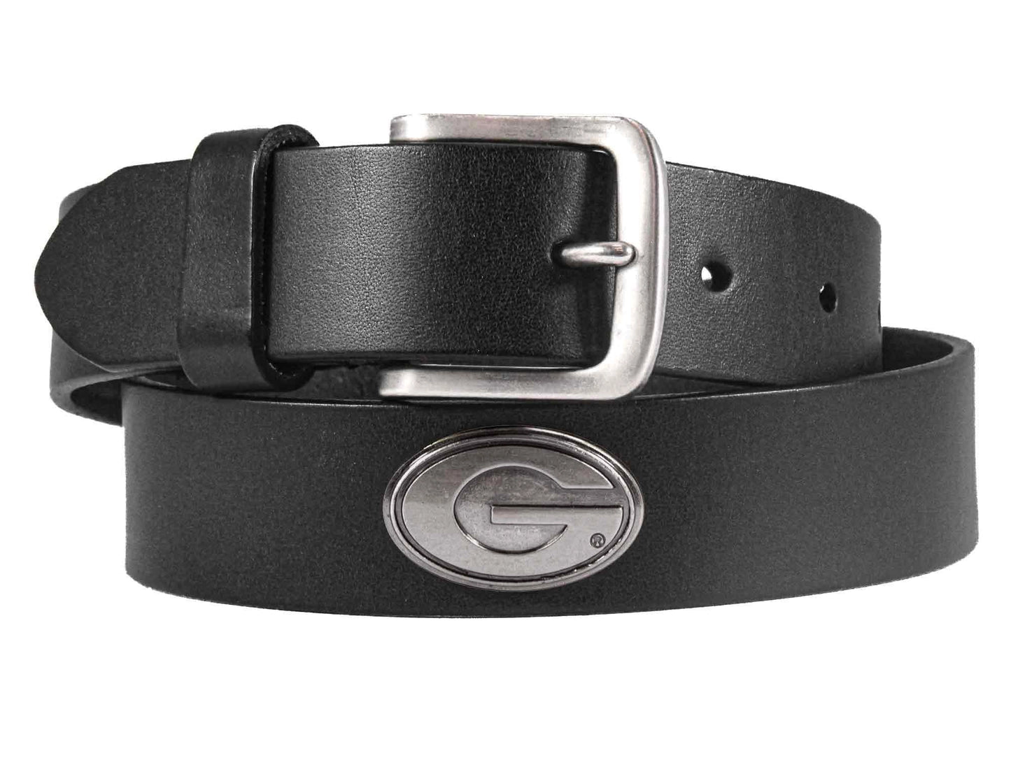 Georgia G Collegiate Leather Belt | Black