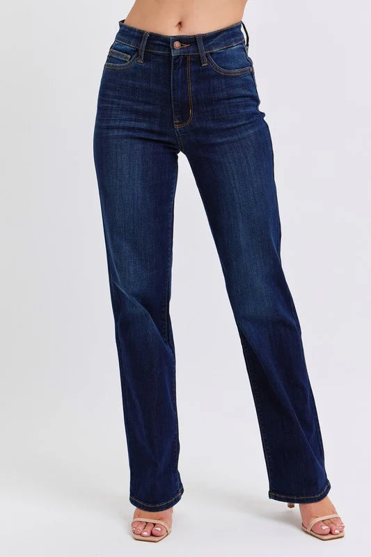 High Waist Straight Leg Jeans | Judy Blue
