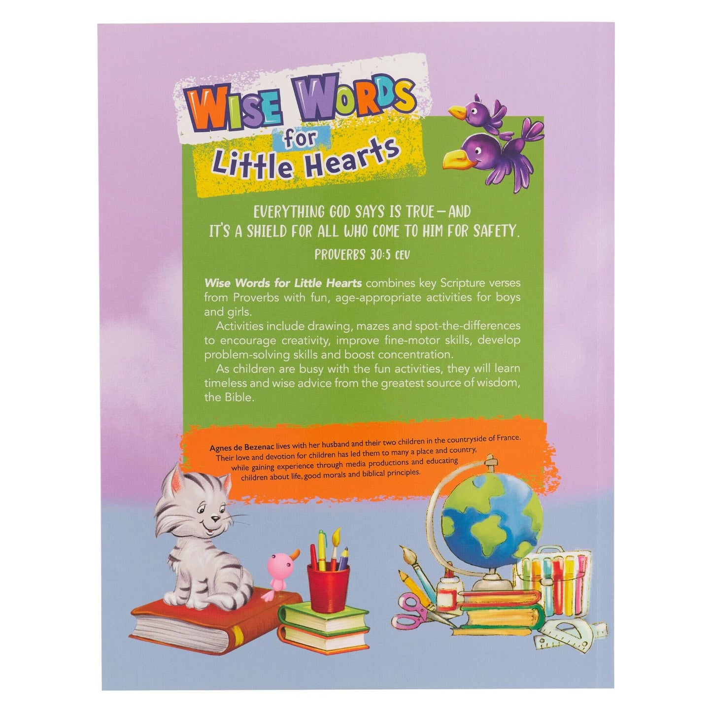 Wise Words for Little Hearts Activity Book for Kids
