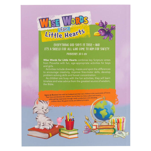Wise Words for Little Hearts Activity Book for Kids