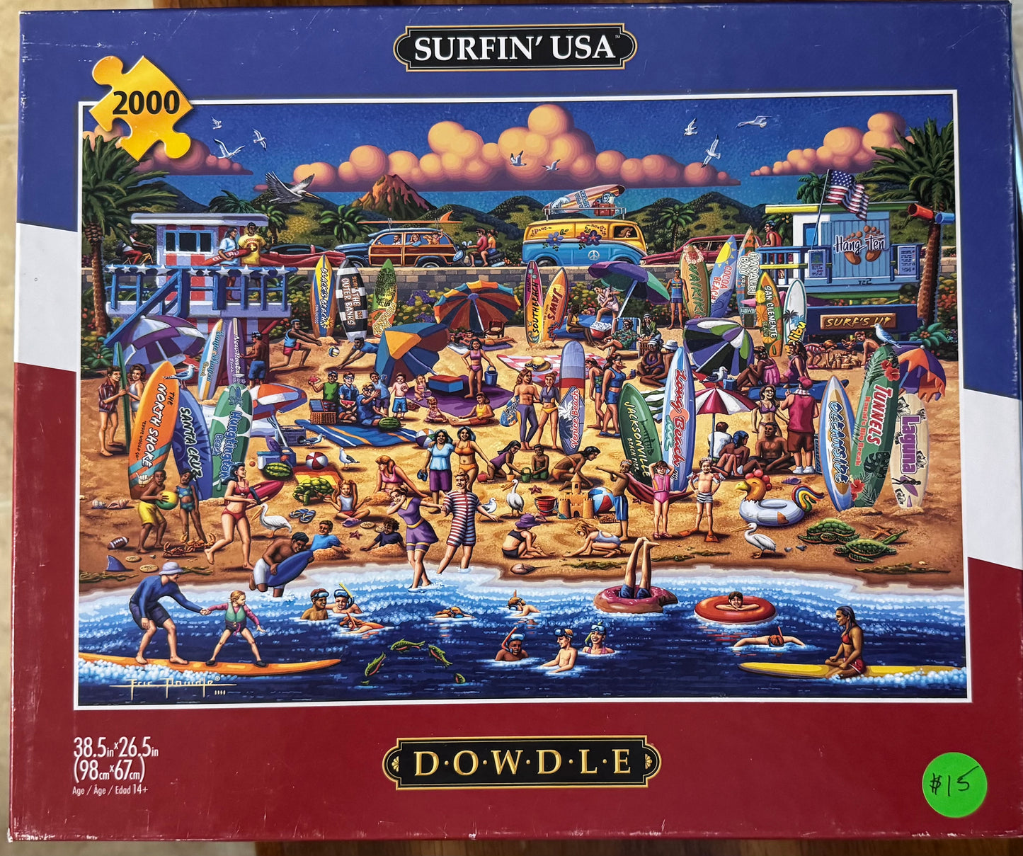 Surfin' USA 2000 Piece Puzzle