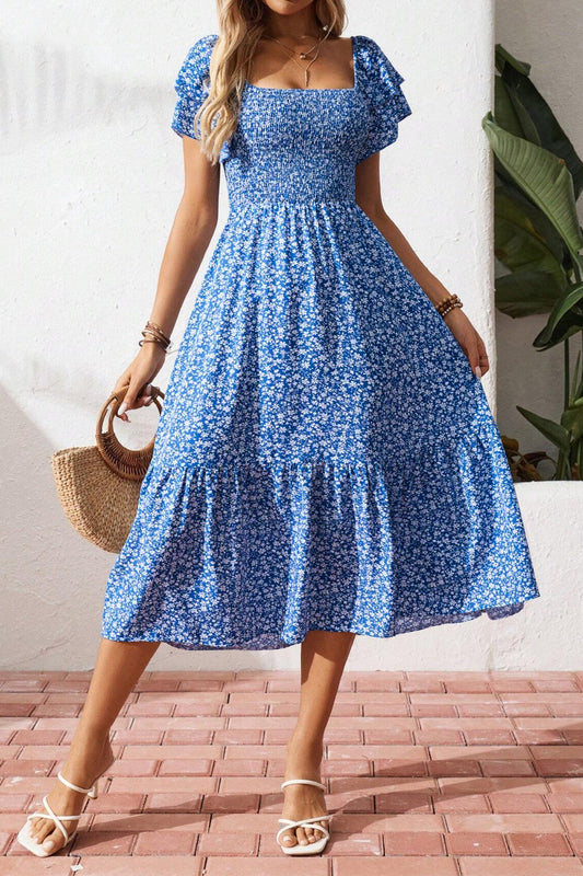 Blooming Blue Dress