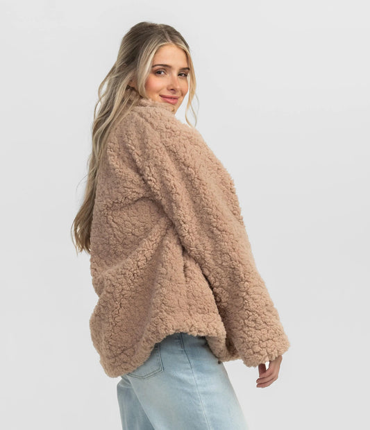 Faux Fur Sherpa Jacket