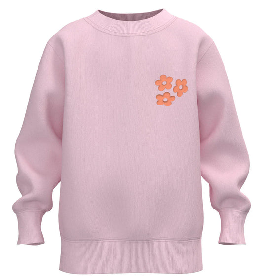 Girls Puff Print Sweatshirt