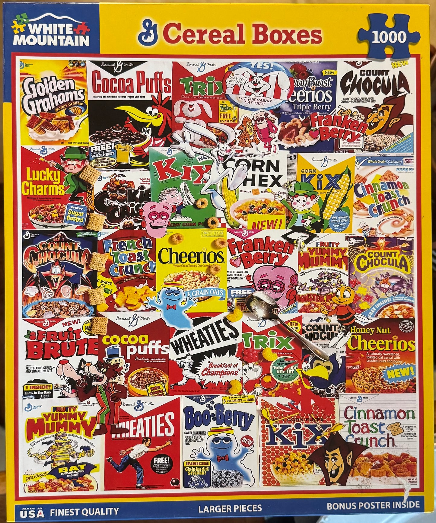 Cereal Boxes 2000 Piece Puzzle