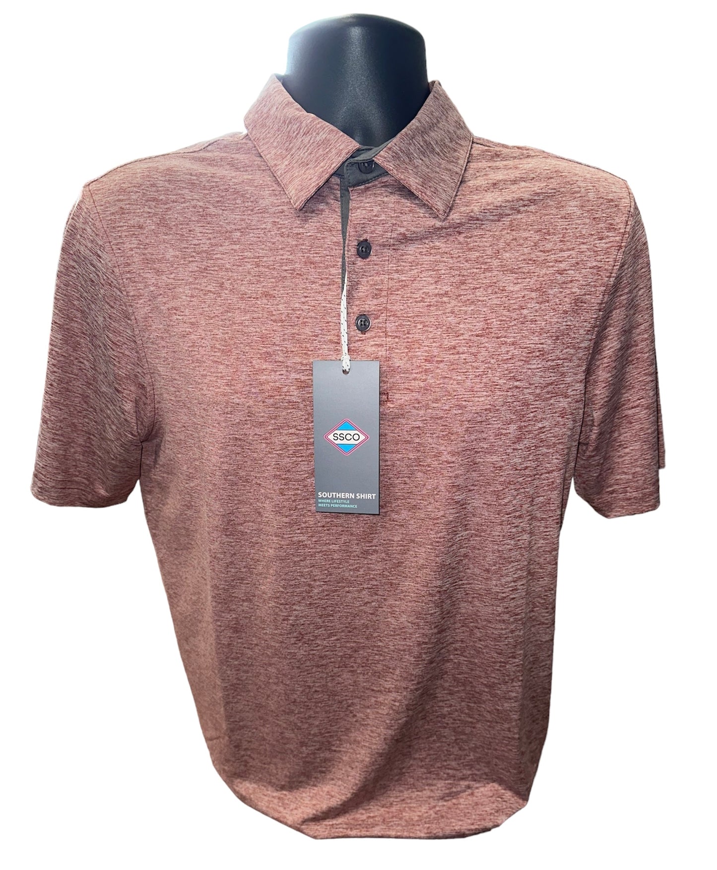 Grayton Heather Polo | Fireproof
