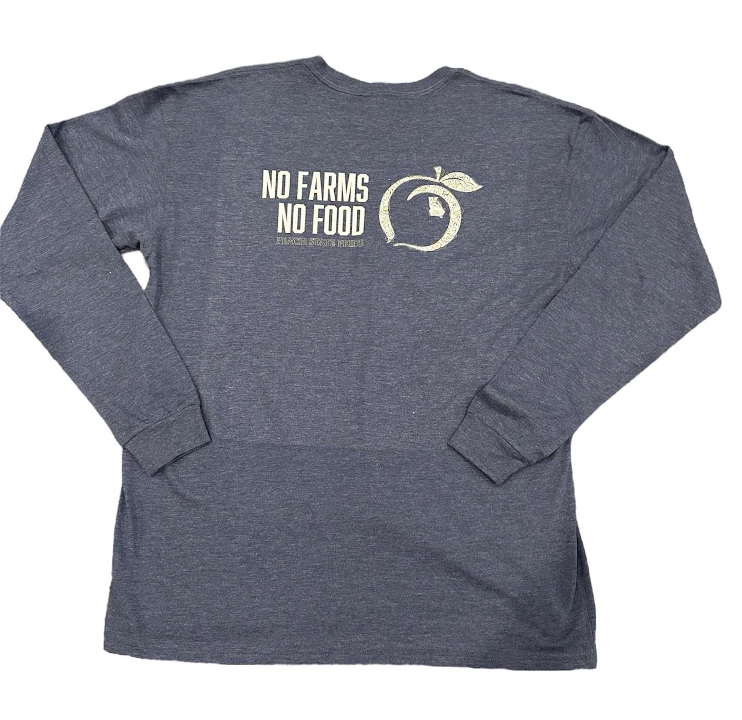 No Farm No Food Pocket Tee | Navy