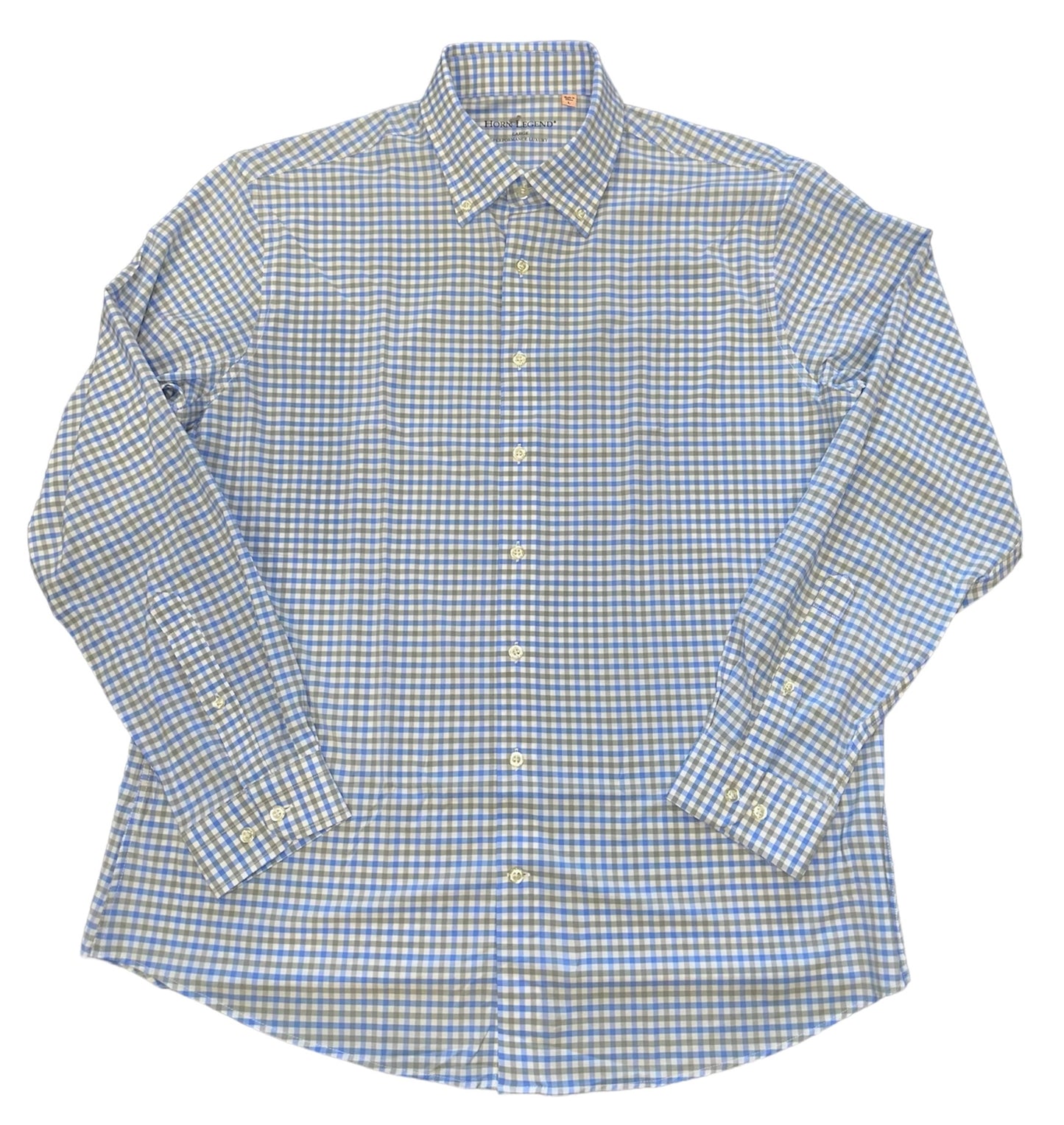 Performance Button-Down | Sky/Gray