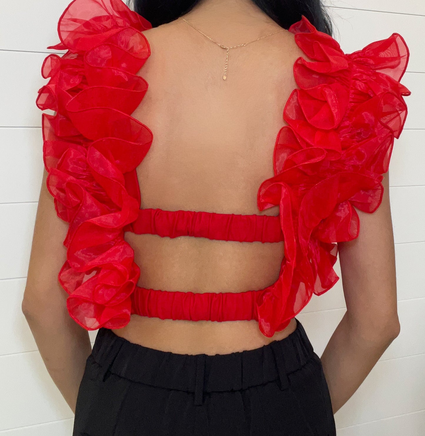 Dahlia Top | Red