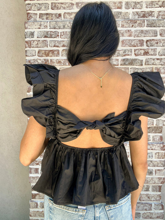 Center Stage Top | Black