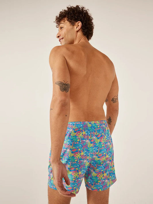 The Tropical Bunches 5.5" Lined Classic Swim Trunk