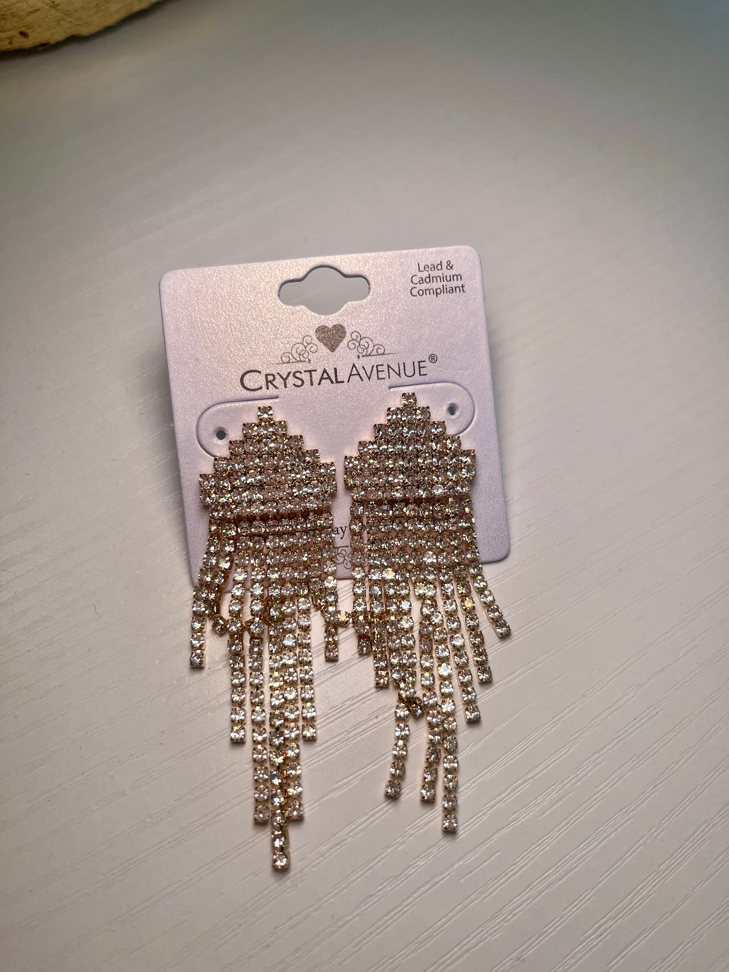 Sparkling Tassel Drop Earrings