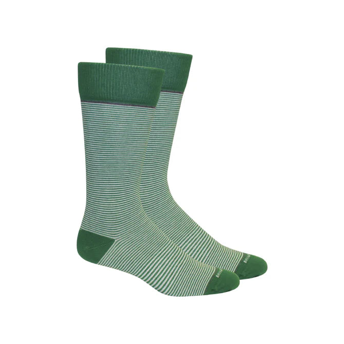 Stand Up Stripe Socks | Green & White