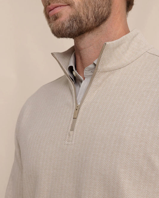 Adler Lane Quarter Zip | Sandstone Khaki