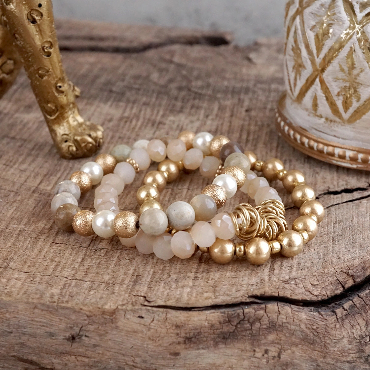 Boho Beaded Bracelet Set