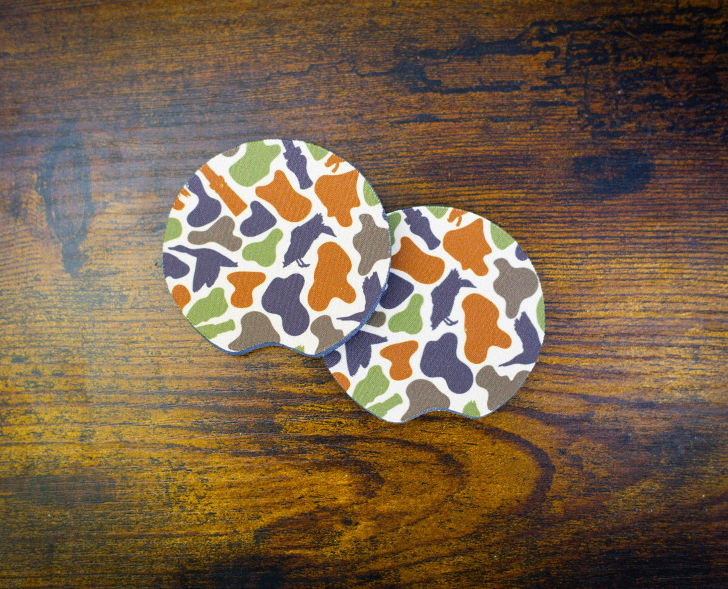 Duck Camo Car Coaster Set