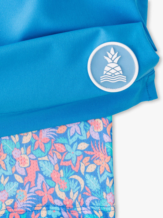 The Blue Barracudas 5.5" Lined Classic Swim Trunk