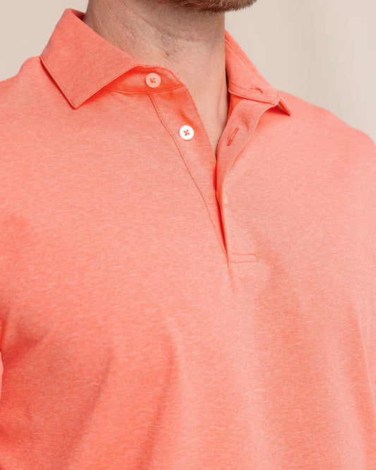 Brrr-eeze Heather Performance Polo | Melon