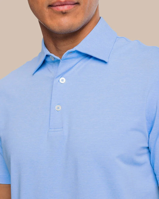 Coastal Breeze Heather Performance Polo | Ocean Channel