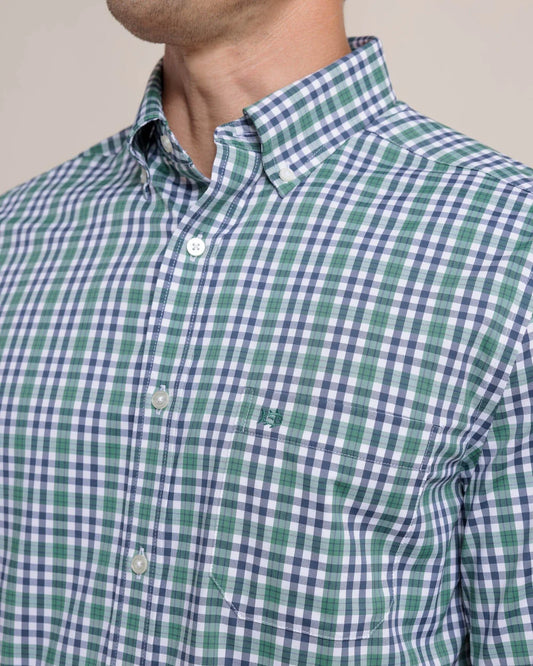 Brrr Intercoastal Haywood Plaid Sport Shirt | Fir