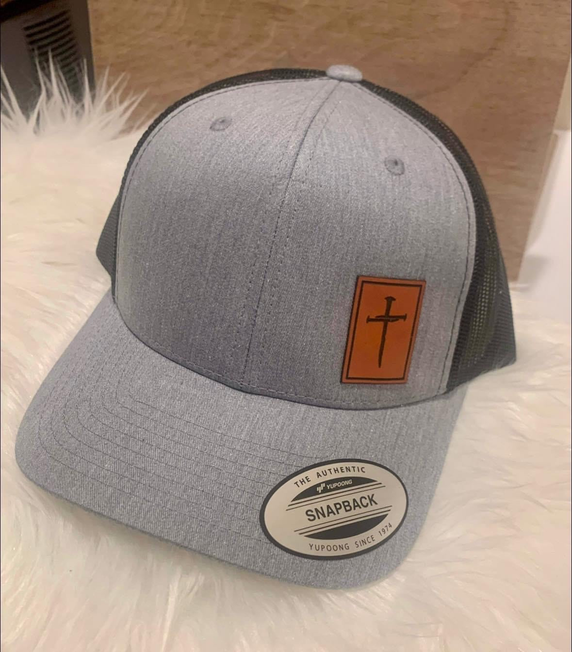 Three Nail Cross Cross Patch Hat