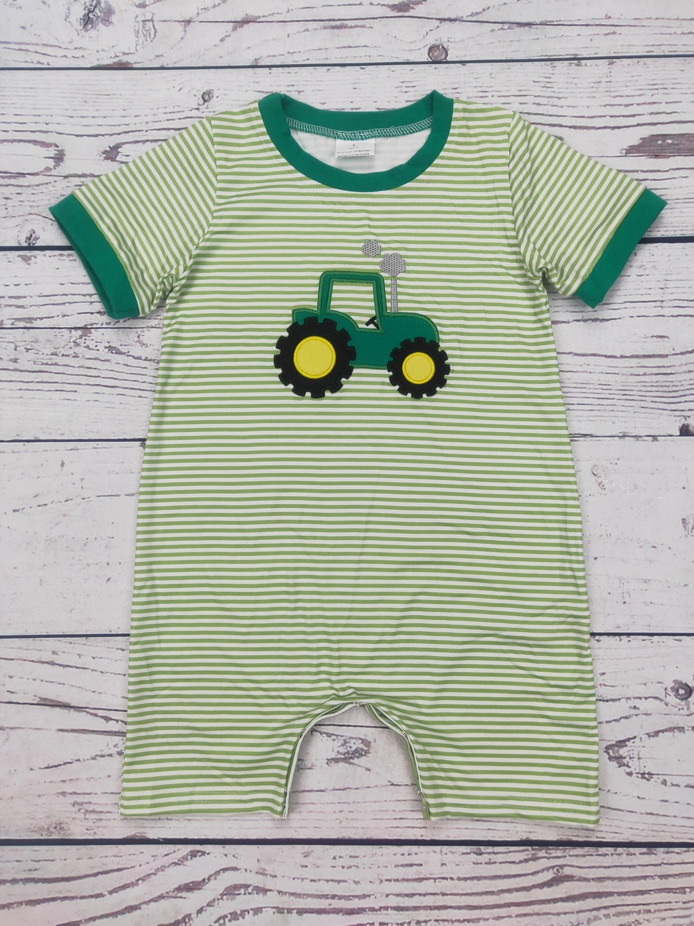 Tractor Appliqué Romper