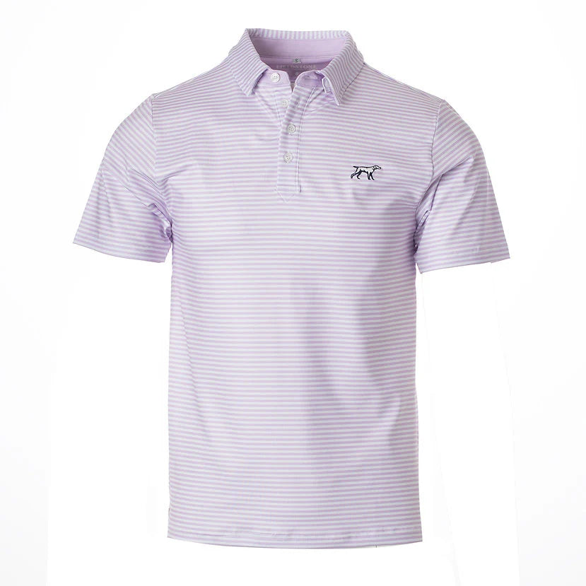 Youth Marshall Polo | Lavender & White