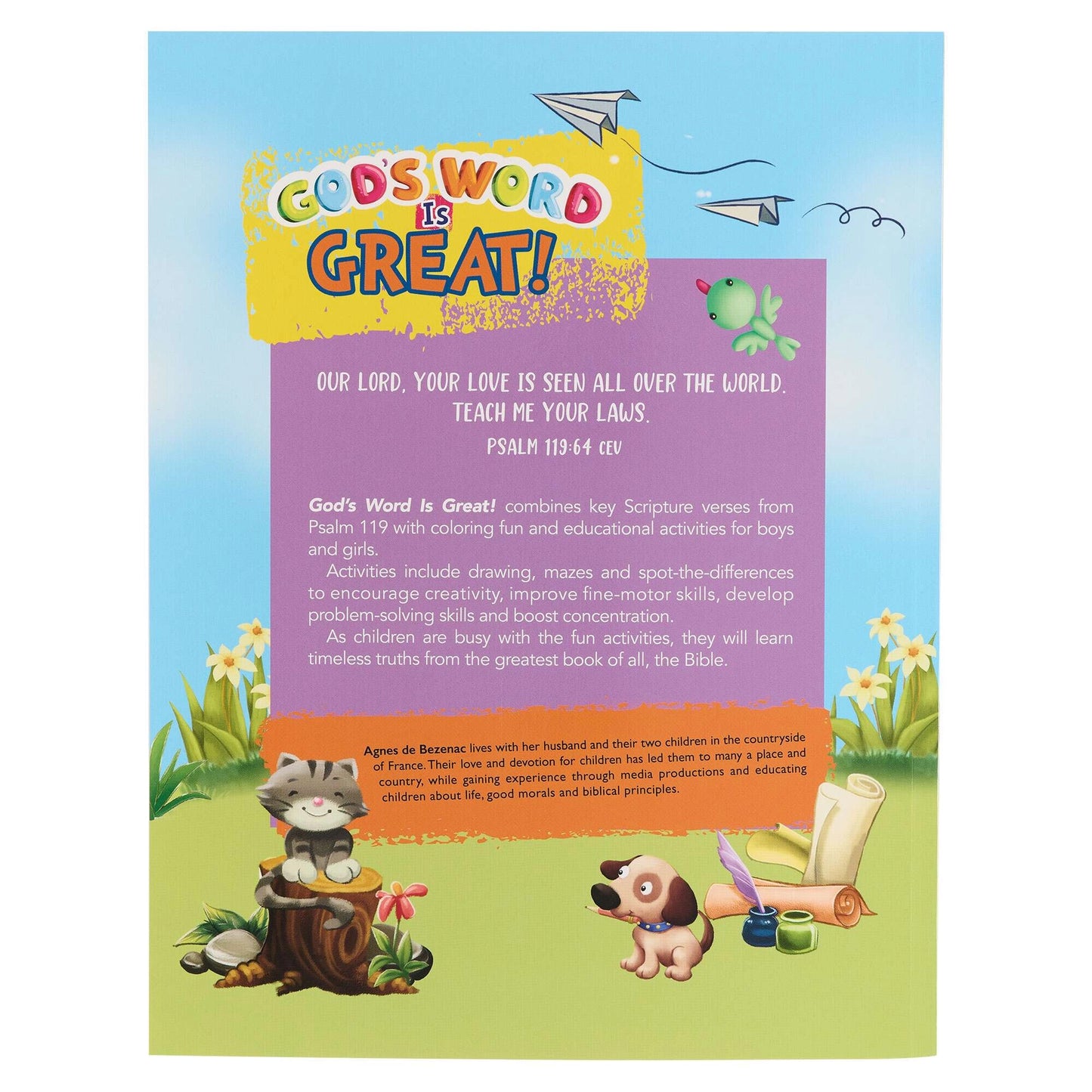 God's Word is Great Activity Book for Kids