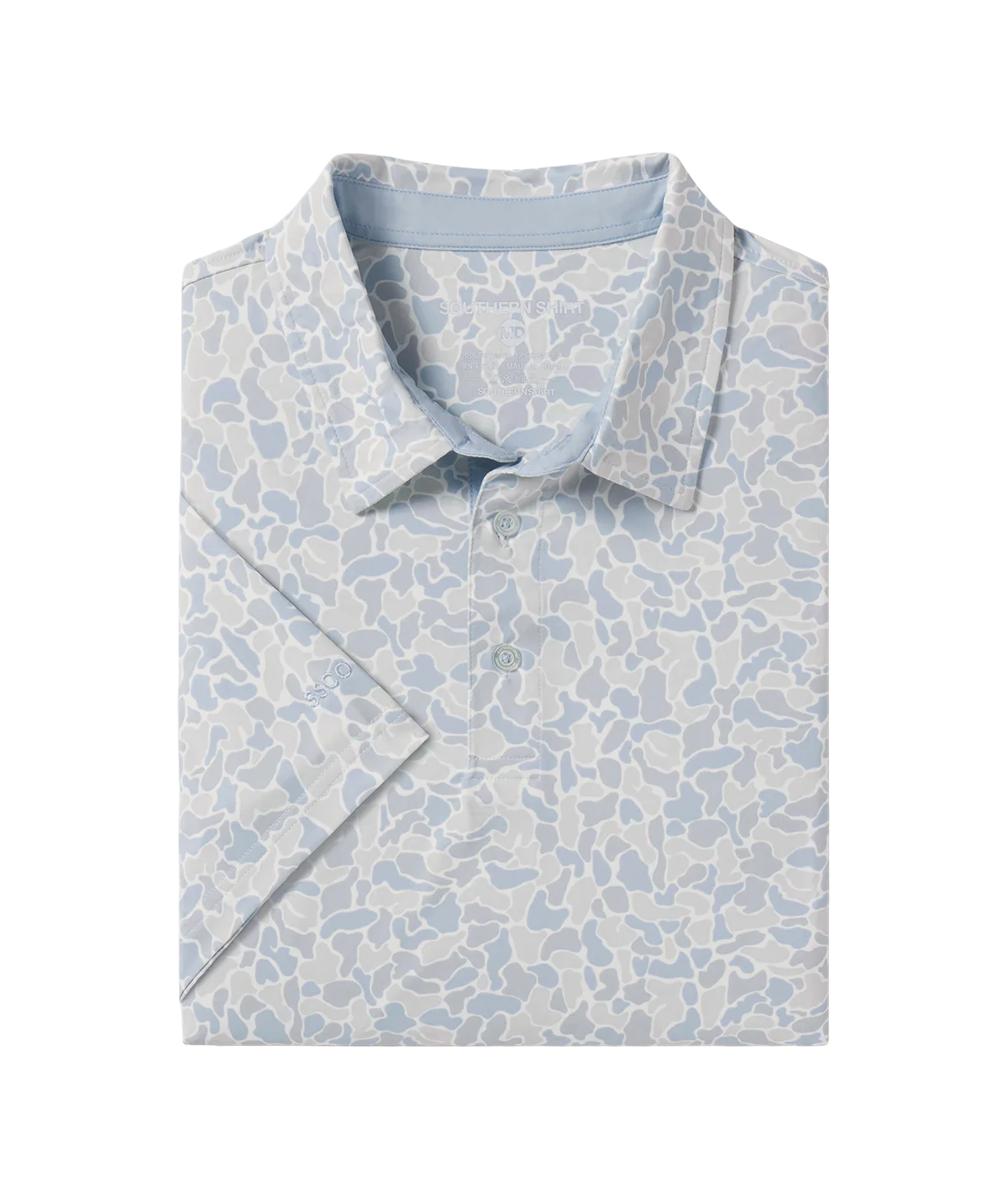 Hunters Hideaway Printed Polo | Pale Drift