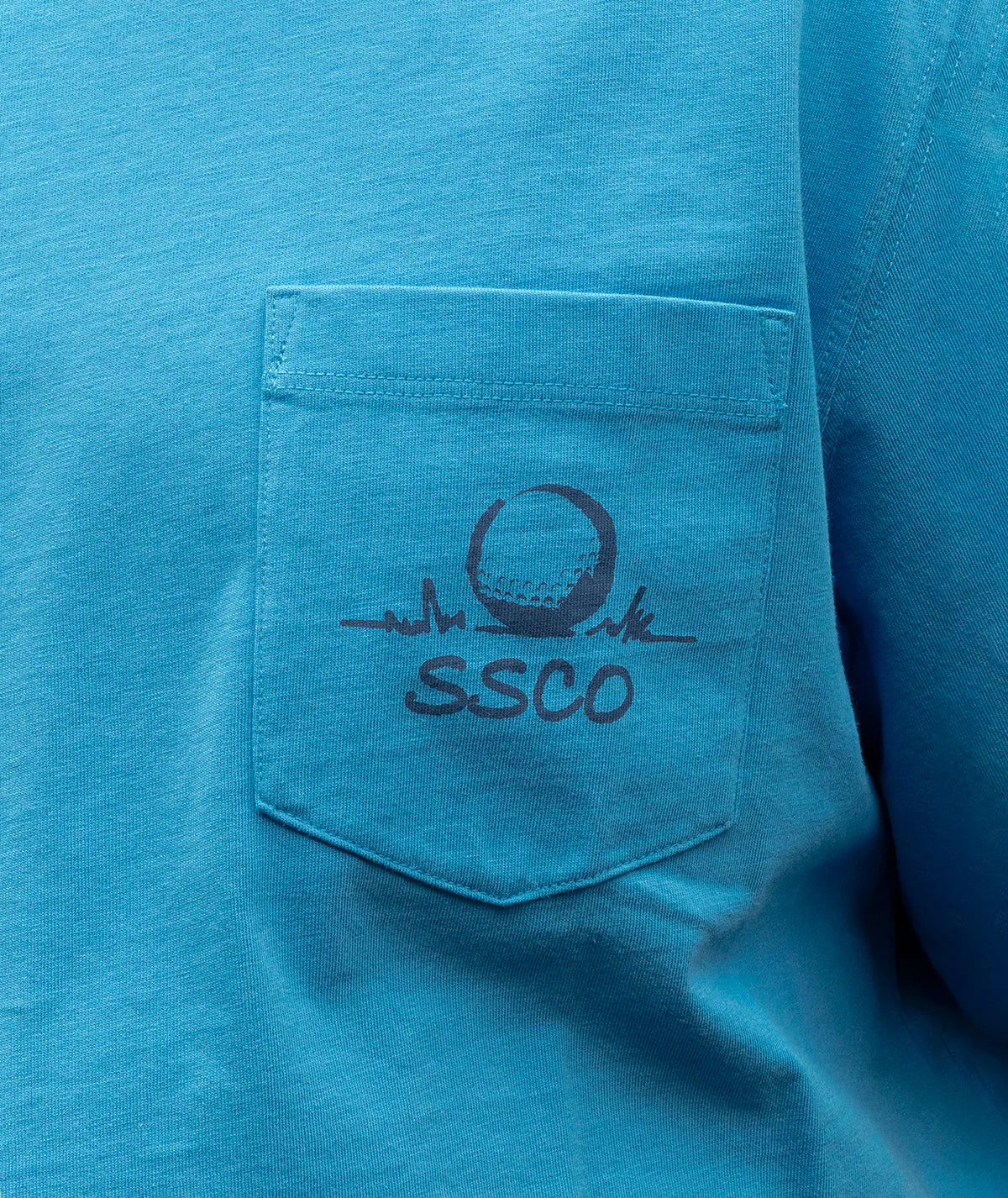 Full Swing Pocket Tee | Azure