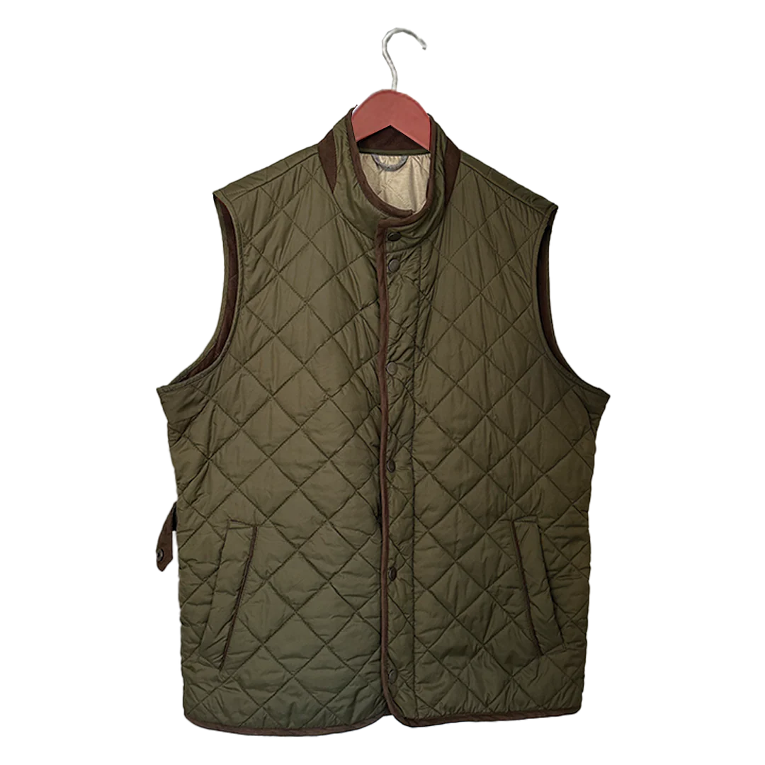 Classic Quilted Vest | Olive