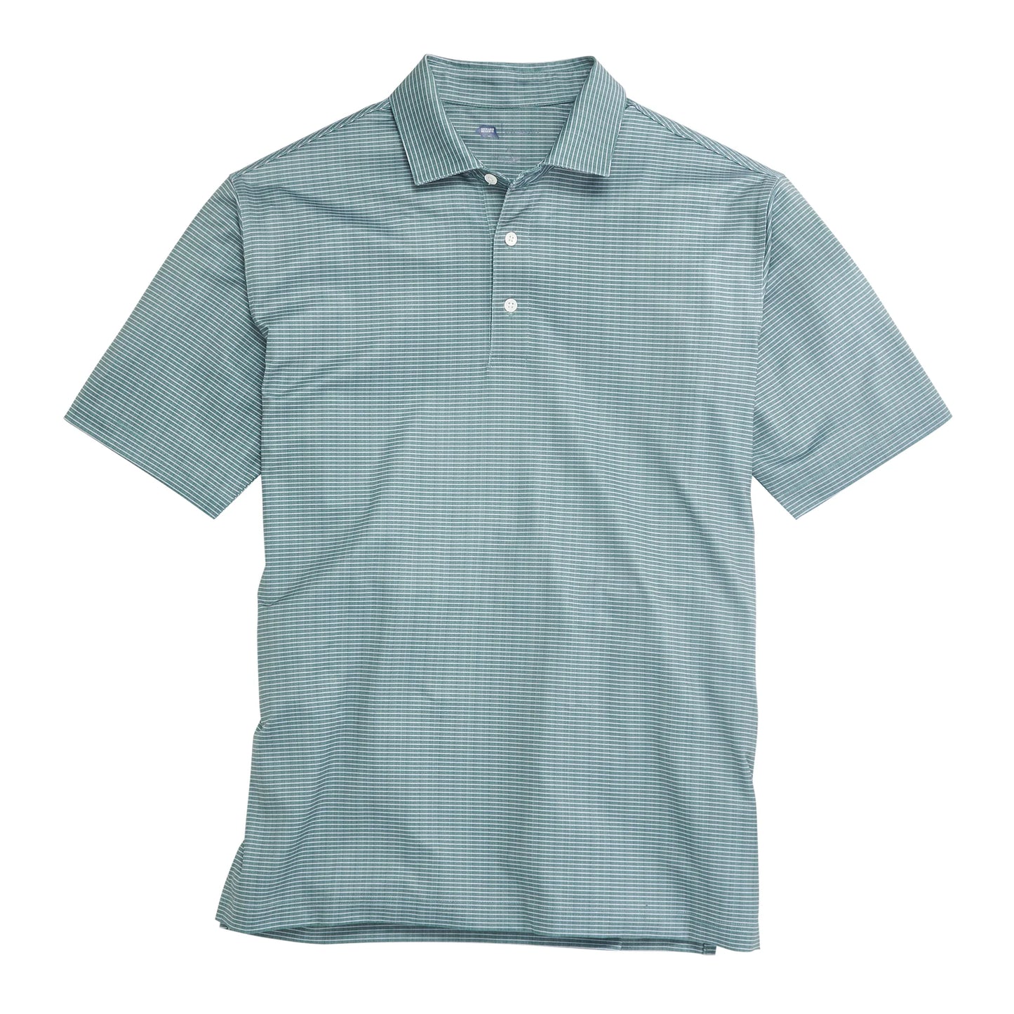 Birdie Stripe Performance Polo - Dark Forest