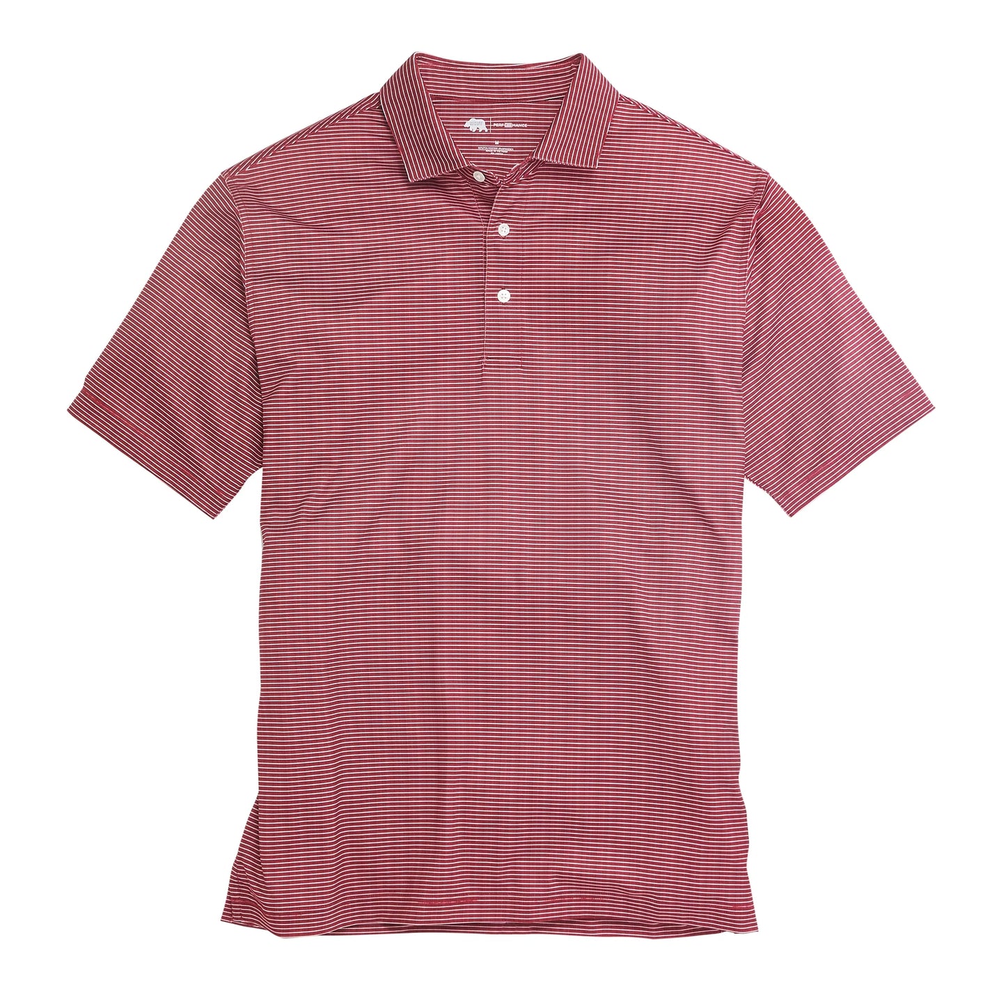 Birdie Stripe Performance Polo - Zinfandel