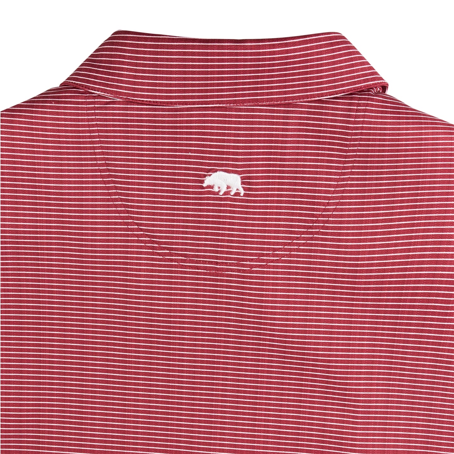 Birdie Stripe Performance Polo - Zinfandel