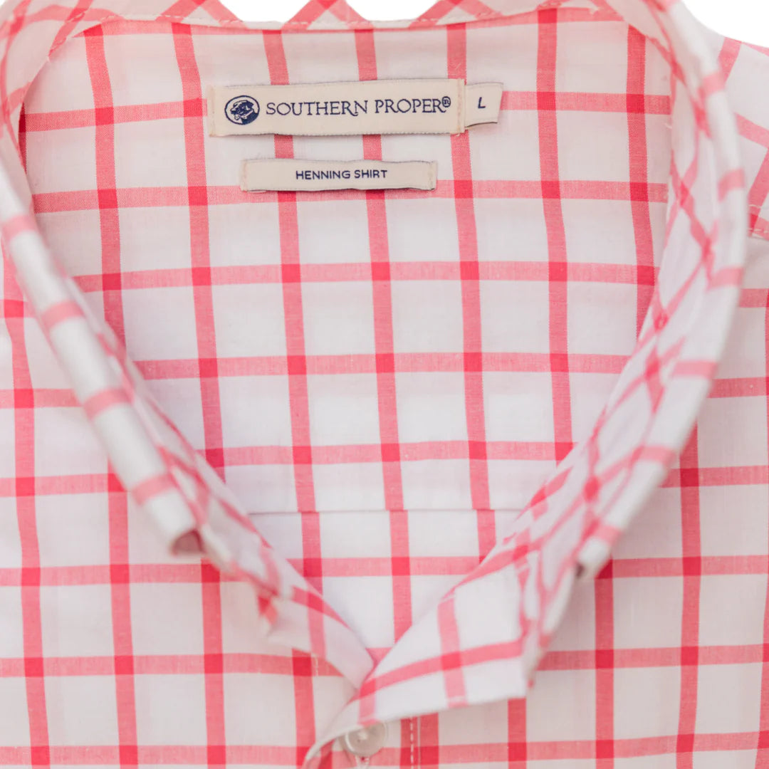 Bienville Woven Button Down - Punch