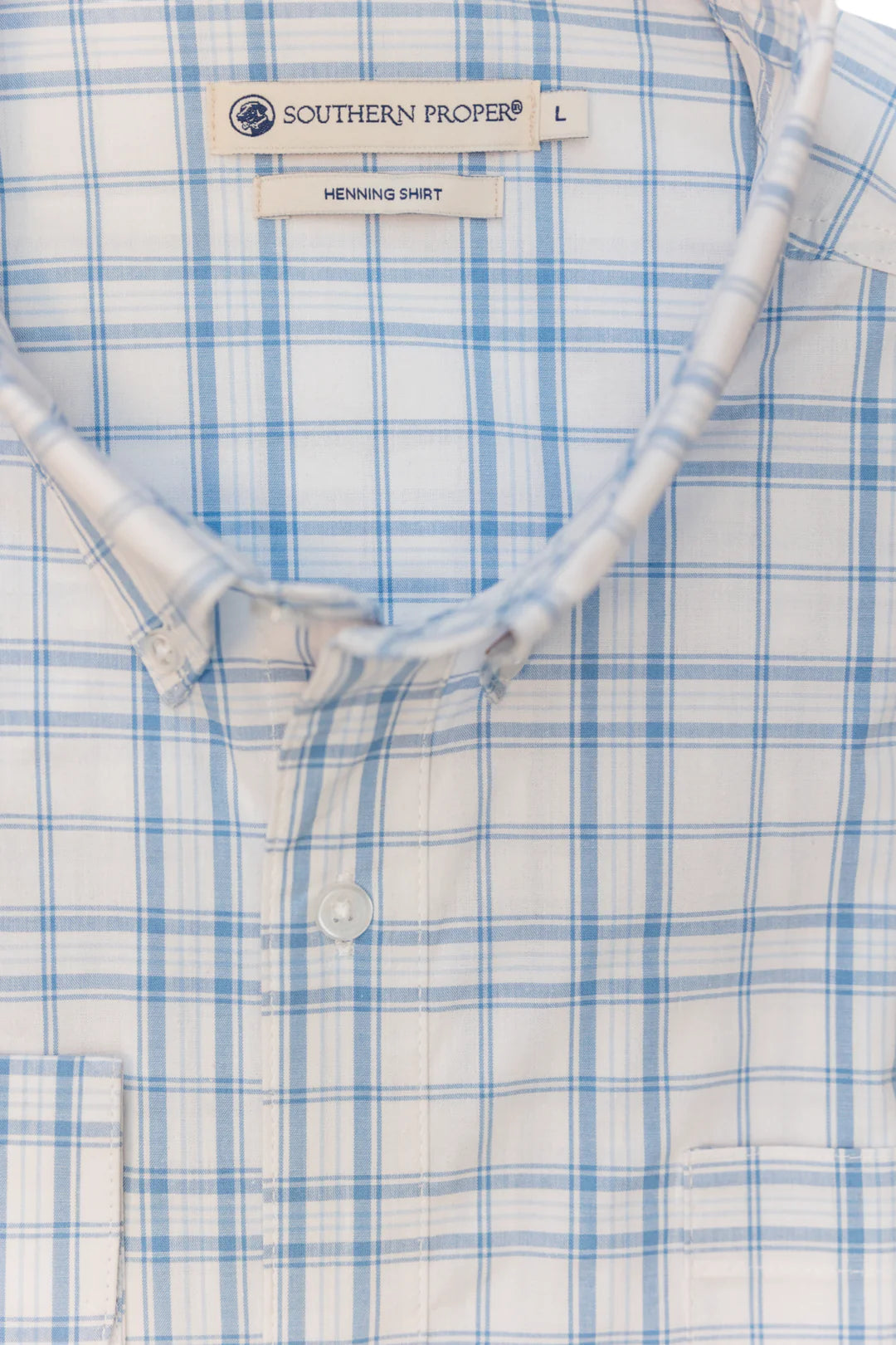 Royal Woven Button Down - Coastal Blue