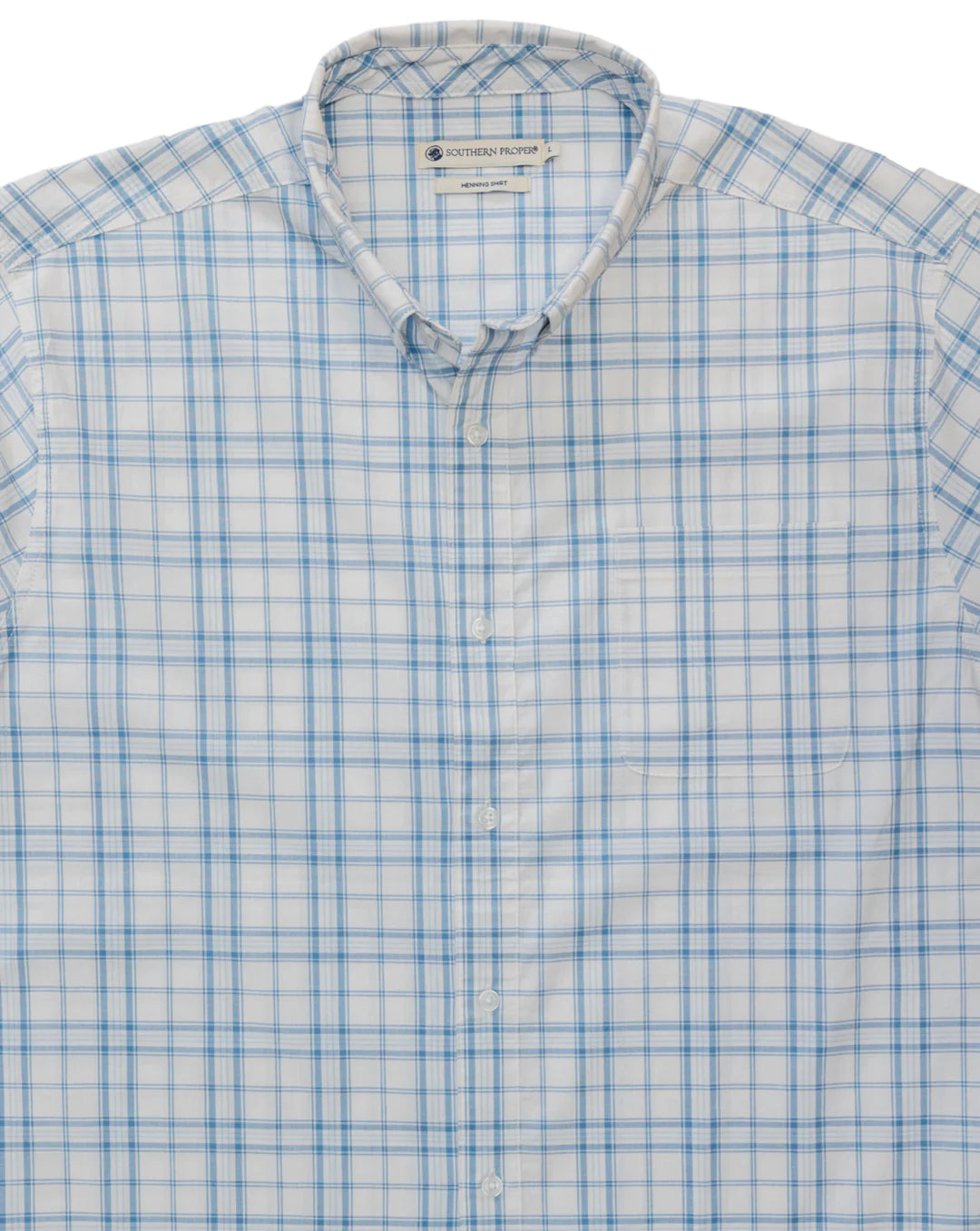 Royal Woven Button Down - Coastal Blue