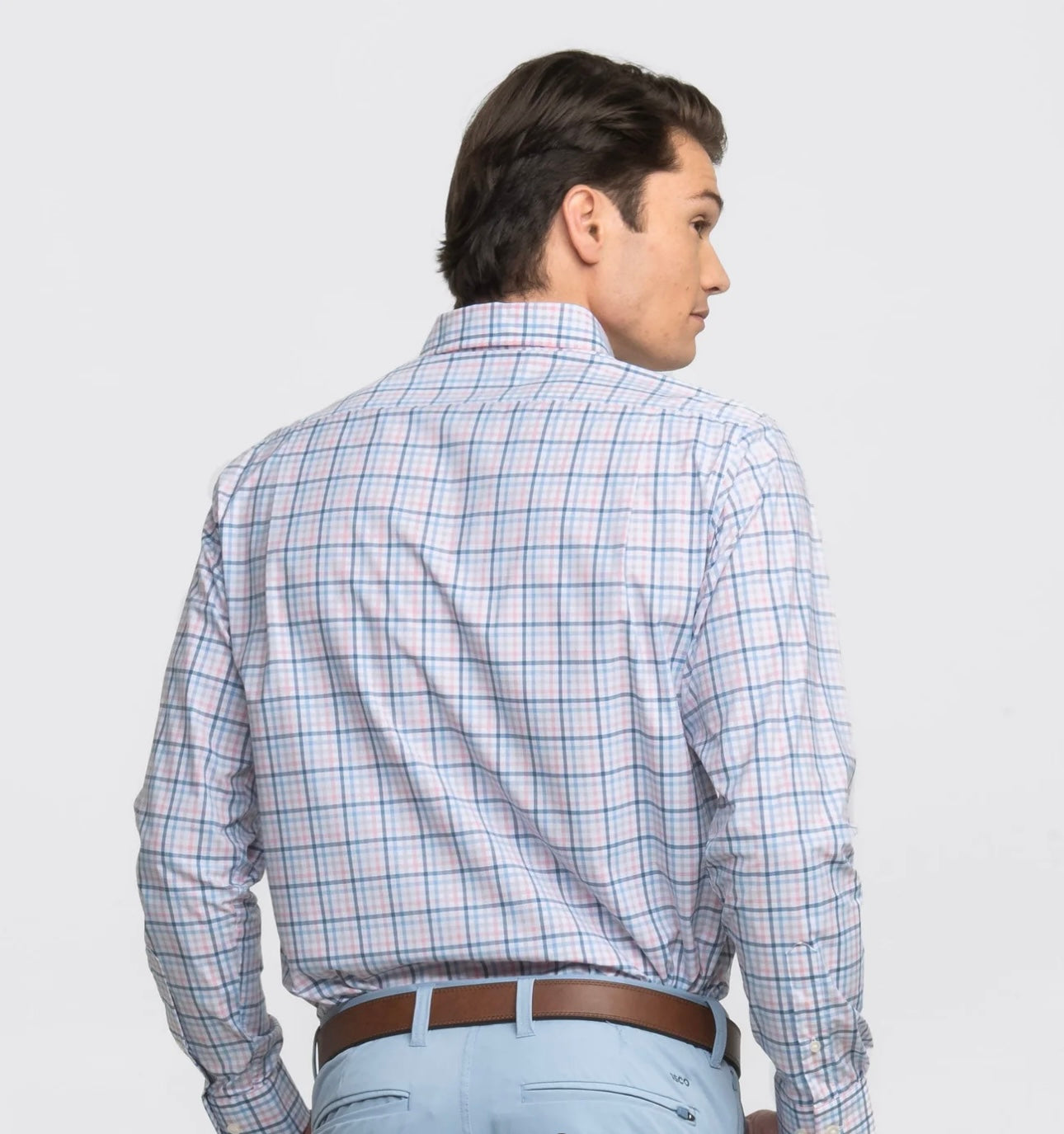 Blue Pearl Samford Check Button Down