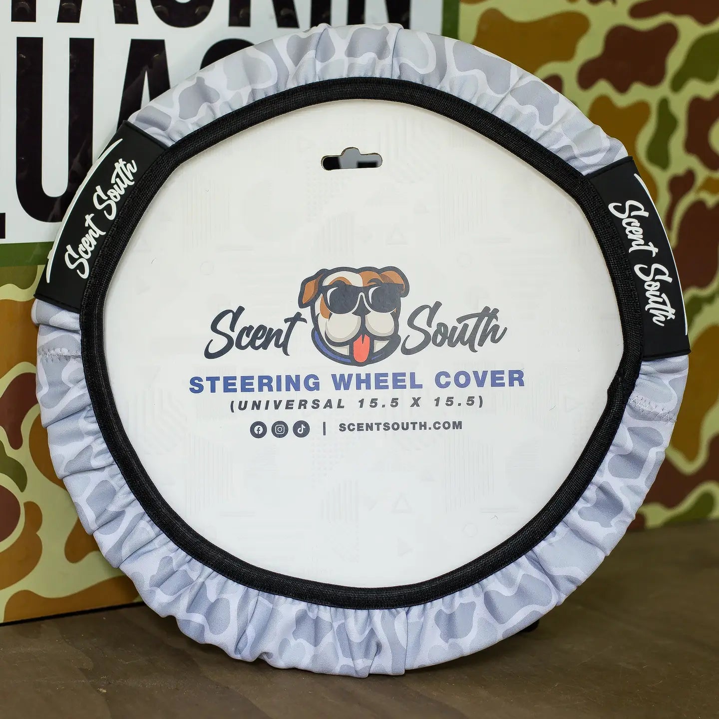 Steering Wheel Cover | Ice Camo