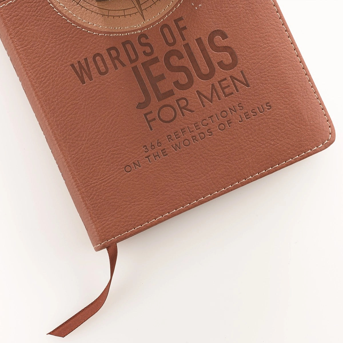 Words of Jesus for Men Faux Leather Devotional