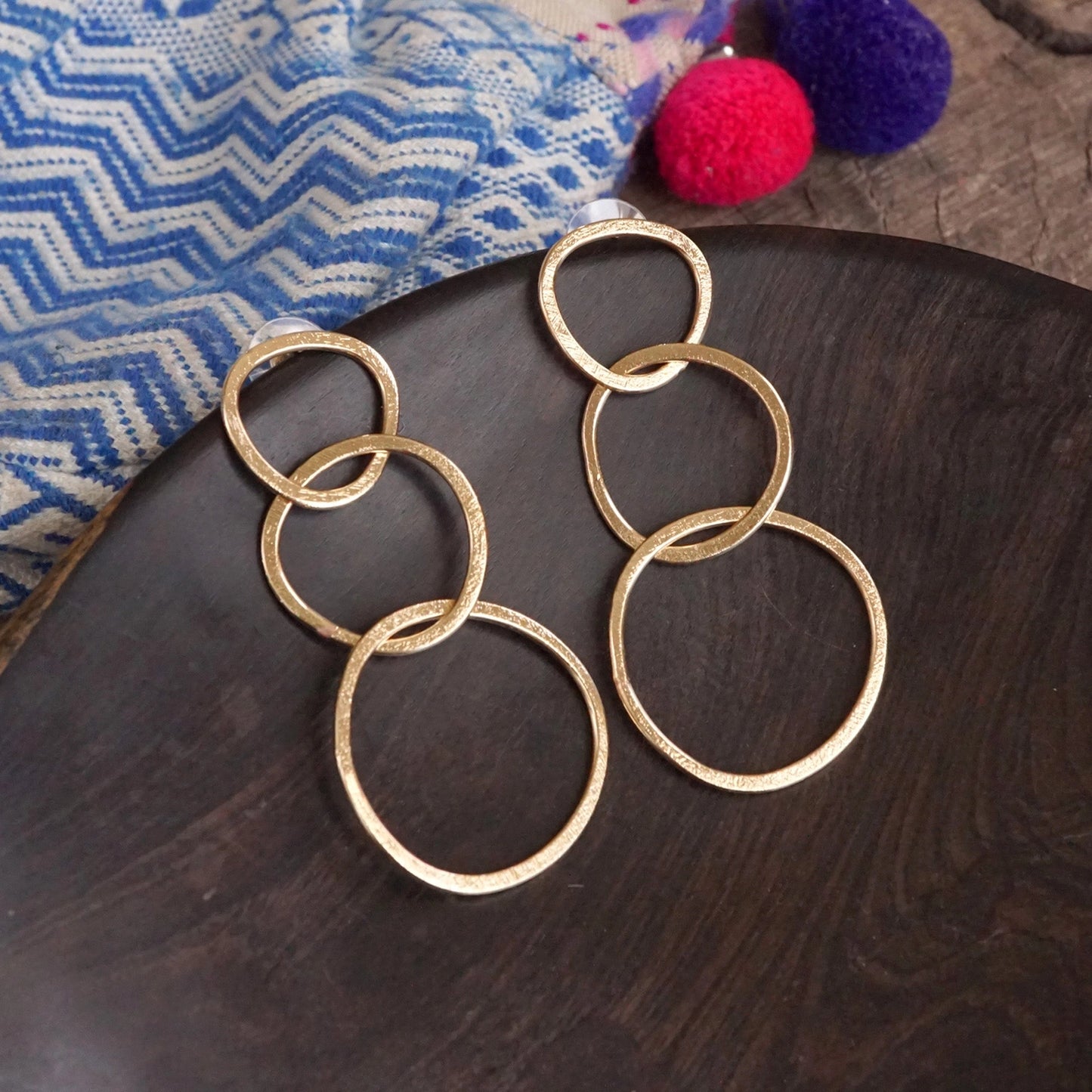 Boho 3 Hoop Earrings