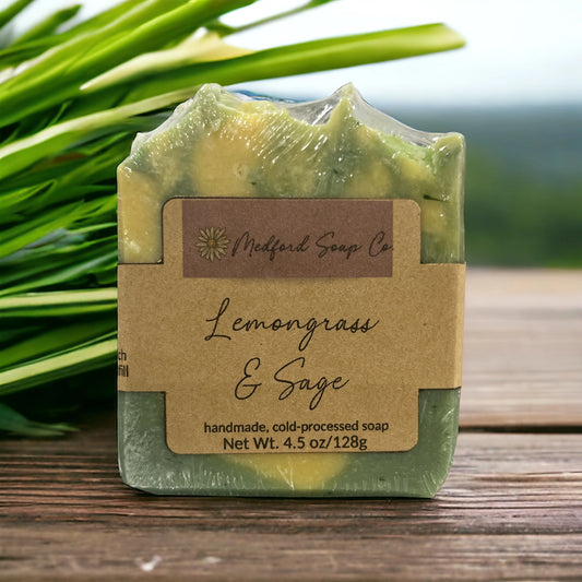 Lemongrass & Sage Handmade Soap