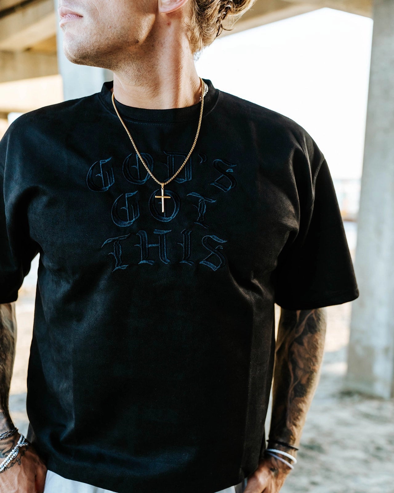 Gold Cross Necklace