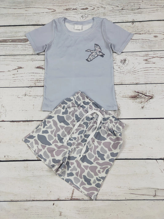 Duck Camo Shorts Set
