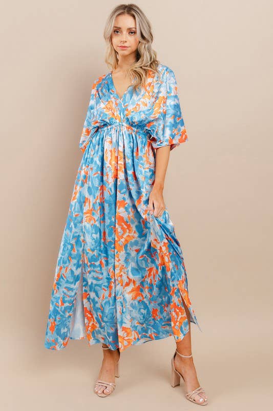 Through the Oceans Maxi Dress