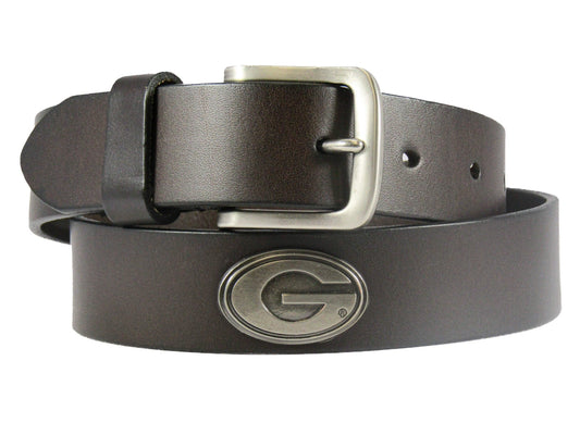 Georgia G Collegiate Leather Belt | Brown
