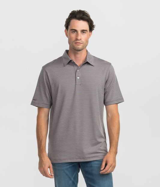 Large Stripe Polo | Mulberry